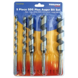 5 Piece SDS Plus Auger Bit Set