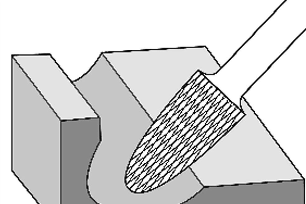 12mm x 69mm Tree Radius Carbide Burr