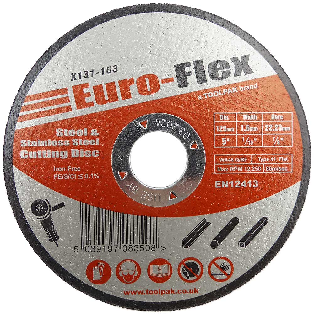 Slitting Disc Mouting 125mm x 1.6mm x 22.23mm Metal Thin Slitting Disc