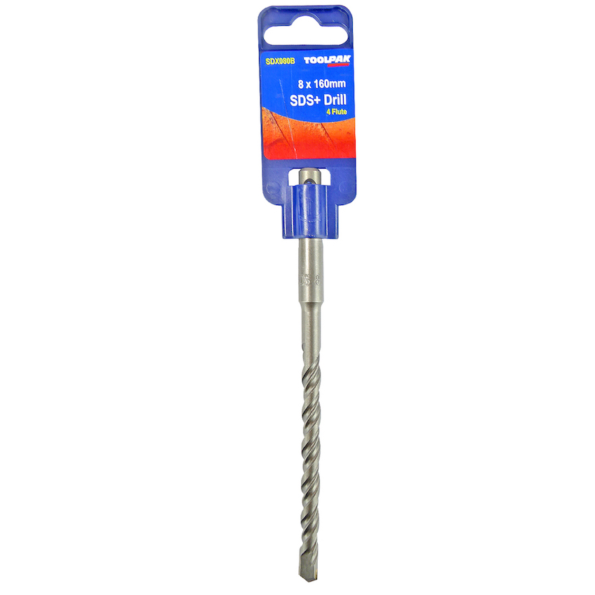 8mm x 160mm SDS Plus Hammer Drill Bit